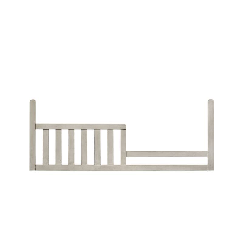 San Mateo Nursery 56" Wide Toddler guardrail, Rustic White On Sale Bed Bath & Beyond 39307563